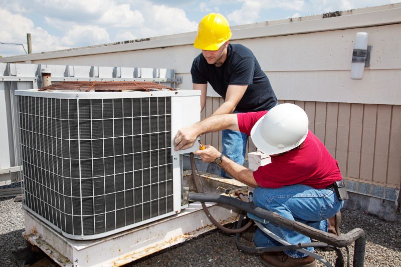 Central Ac Installation detail